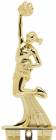 5" Snap Cheerleader Gold Trophy Figure