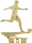 5" Snap Soccer Male Gold Trophy Figure