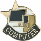 Computer Lapel Pin with Presentation Box