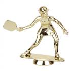 Gold 5 3/4" Female Pickleball Trophy Figure