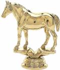 3 3/4" Quarter Horse Trophy Figure Gold