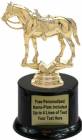 5 3/4" Western Horse Trophy Kit with Pedestal Base