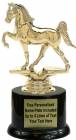 5 3/4" Tennessee Walking Horse Trophy Kit with Pedestal Base