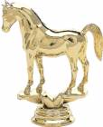 3 3/4" Arabian Horse Trophy Figure Gold