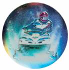 Snowmobile 2" Holographic Insert