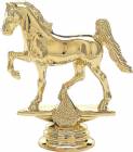 Gold 3 3/4" Gaited Horse Trophy Figure