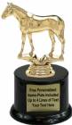 5 3/4" Thoroughbred Trophy Kit with Pedestal Base