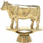 3" Angus Cow Gold Trophy Figure