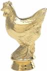 3" Chicken Gold Trophy Figure