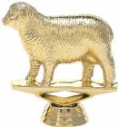 3" Sheep Gold Trophy Figure
