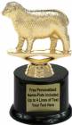 5" Sheep Trophy Kit with Pedestal Base