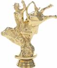 4 3/4" Bull Rider Gold Trophy Figure