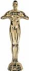 7 1/4" Achievement Male Gold Trophy Figure