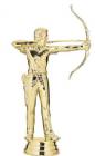 6" Male Archery Trophy Figure Gold Finish