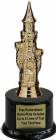 7 3/4" Castle Chess Trophy Kit with Pedestal Base