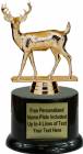 6 5/8" Deer Buck Trophy Kit with Pedestal Base