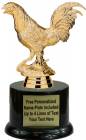 5 3/4" Rooster Trophy Kit with Pedestal Base