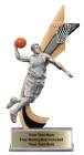 8" Basketball Male Live Action Series Resin Trophy