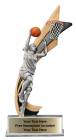 8" Basketball Female Live Action Series Resin Trophy