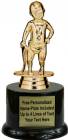 6 1/4" Standing Baby Trophy Kit with Pedestal Base