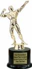 8 1/4" Male Bodybuilding Trophy Kit with Pedestal Base