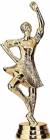 Gold 5 3/4" Highland Dance Female Trophy Figure