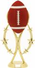 6" Color Sport Football Trophy Figure Gold