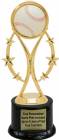 8" Color Sport Baseball Trophy Kit with Pedestal Base