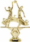 5" Double Action Basketball Male Trophy Figure Gold