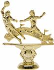 5" Double Action Soccer Male Gold Trophy Figure