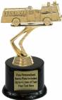 5 3/4" Fire Engine Trophy Kit with Pedestal Base