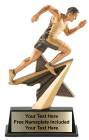 7" Track Male Star Power Sport Resin Trophy