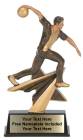 7" Bowling Male Star Power Sport Resin Trophy