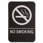 ADA 6" x 9" No Smoking Sign Black / White