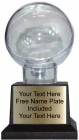 6" All Star Baseball Holder Trophy on Black Plastic Base