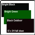 12" x 24" Sheet Anodized Aluminum 3 Colors