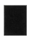 7" x 9" Black AcrylaStone Indoor / Outdoor Plaque Blank