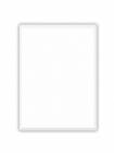 5" x 7" White AcrylaStone Indoor / Outdoor Plaque Blank