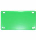 2 1/4" x 4" Lime Green Laser Engravable Stainless Steel Plate