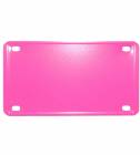 2 1/4" x 4" Pink Laser Engravable Stainless Steel Plate