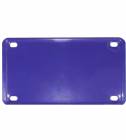 2 1/4" x 4" Purple Laser Engravable Stainless Steel Plate