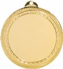 2" Bright Finish 1 1/2" Insert Holder Award Medal