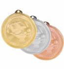 2" Lamp of Knowledge BriteLazer Award Medal