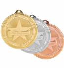 2" Star Performer BriteLazer Award Medal