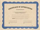 Blank Certificate of Appreciation