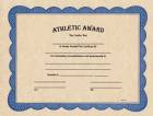 Blank Athletic Award Certificate