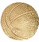 Gold Basketball Lapel Chenille Insignia Pin - Metal