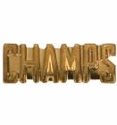 Gold Champs Lapel Chenille Insignia Pin - Metal