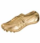 Gold Track Shoe Lapel Chenille Insignia Pin - Metal
