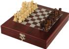 Rosewood Finish Chess Gift Set